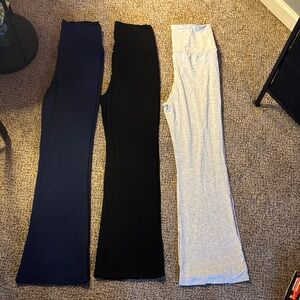 Women's Wide Leg Pants - Black, Navy, and Gray